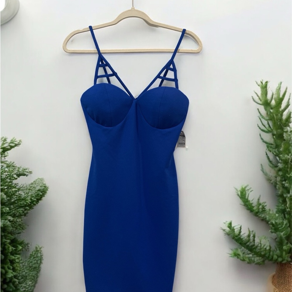 Charlotte Russe Royal Blue Strapless Dress